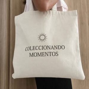 Tote Bag coleccionando momentos